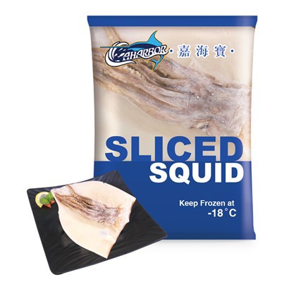 Customized Frozen Sliced Squid