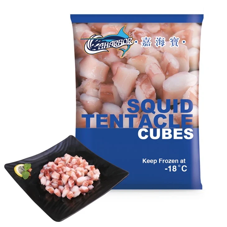 Customized Frozen Squid Tentacle Cubes